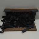 2 Set of Floating Bookshelf with Super Load-Bear Shelf Brackets, Paulownia Wood Invisible Bookshelf, Hanging Bookshelves for Wall, Unique Space Saving Wall Bookcase