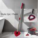 2 x Scrub Brush Head for O Cedar, 2 PC Cedar Spin Mop Scrubber Replace Head 1-Tank, Ocedar Scrubbing Brush Mop, O'cedar Replacement Attachment for Bathroom and Kitchen