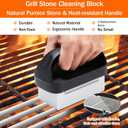 Griddle Cleaning Kit for Blackstone,Flat Top Grill Cleaning Kit Tools for Outdoor,Griddle Cleaner Accessories Brush with Grill Stone Cleaning Brick, Griddle Scraper&Scouring Pads (12)