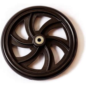 Walker Rollator Replacement 7.5" Wheels Black (1pis) (REAR 1)