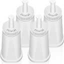 4 Pack Replacement Water Filter for Breville Espresso Machine Barista Touch Bes880, Barista Pro BES878, Oracle Touch BES990, Oracle BES980, Dual Boiler BES920 Bambino ClaroSwiss Sage by Funmit