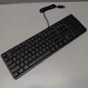 Redragon K521 Upgrade Rainbow LED Gaming Keyboard, 104 Keys Wired Mechanical Feeling Keyboard with Multimedia Keys, One-Touch Backlit, Anti-Ghosting, Compatible with PC, Mac, PS4/5, Xbox (Black)