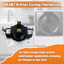 WE4M216 Dryer Cycling Thermostat Compatible with GE Dryer,Replaces 276485 AH267949 EA267949 PS267949 WE04M0056 WE04M0216 WE4M317 WE4M56