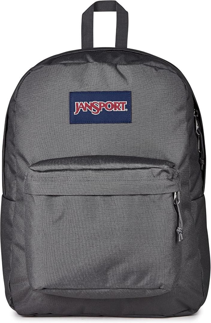 JanSport 26L Superbreak One – Durable Backpack, Smokey Grit, One Size