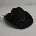 Cowboy Hat for Women & Men (Large, Na/Black)