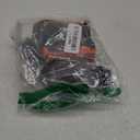 EasyAcc Portable Waist Fan, 20000RPM Strong Airflow,10000mAh Battery Rechargeable Wearable Shirt Fan with Light, 24H Working Time, Personal Cooling Fans for Blue Collar, Outdoor Jobsite (with Lanyard) (Orange - Black)