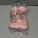 Ahannie Boys Girls Snow Boots Toddler Kids Winter Boots Water Resistant Warm Side Zipper Shoes(Toddler/Little Kid) (Pink) 32