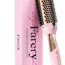 Farery Thermal Brush Extra Long Barrel, 1.5 Inch Hot Curling Wand for Big Bouncy Curls, Non-Blowing Heated Round Brush, Ceramic Curling Wand for Medium & Long Hair, 9 Adjustable Temps, Dual Voltage