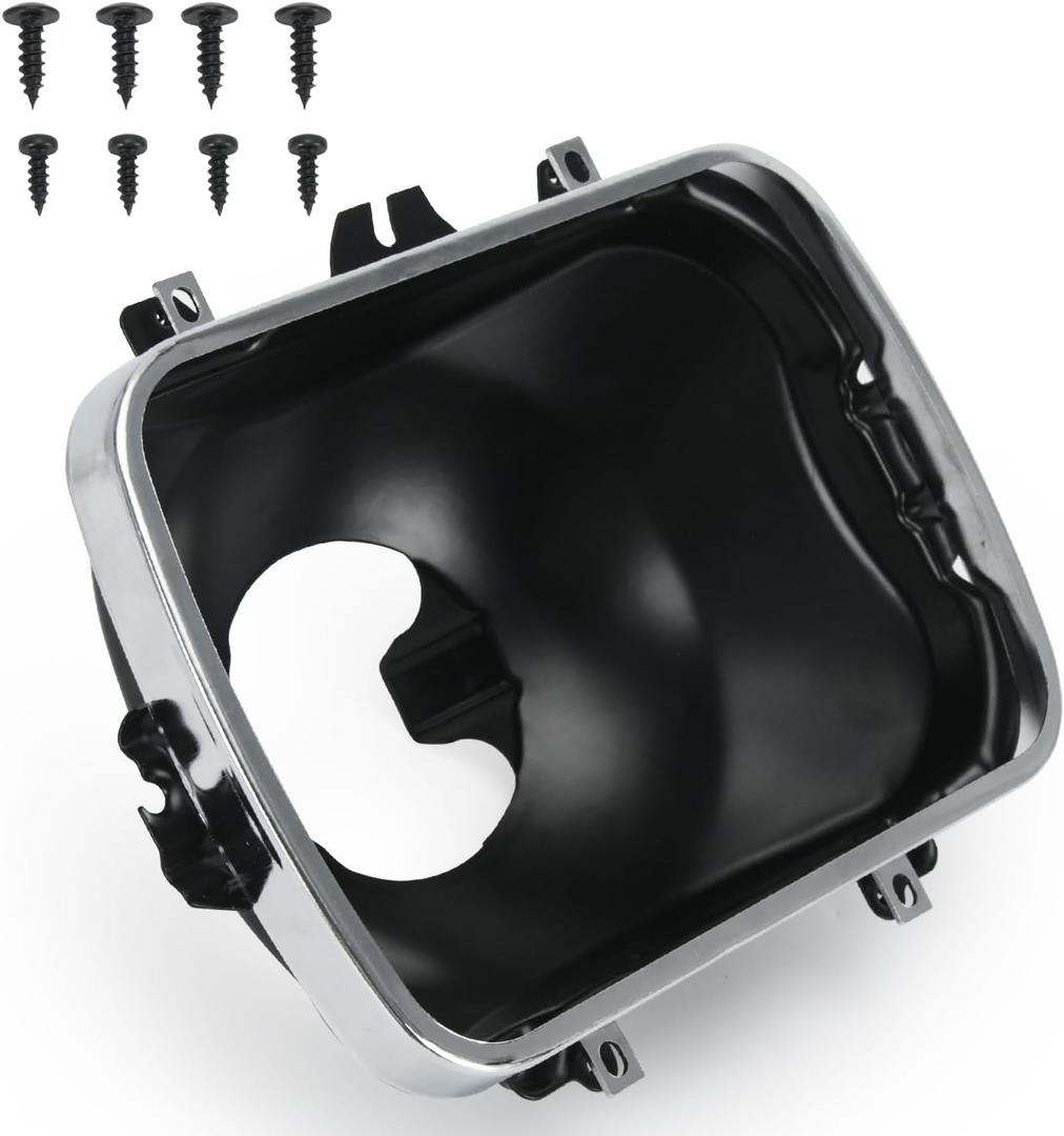 42437 Headlight Bucket Kit, 5X7 Headlamp Bracket Mounting Kit Compatible with Chevrolet Express GMC Savana 1500 2500 3500 Safari Yukon Topkick Chevy Exprress 4500 K10 K20 K30 (1 Pack)