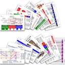 Complete EMS Horizontal Badge Card Set - 13 Cards
