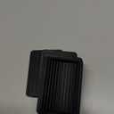 Furniture Wheels Caster Cups, Non-Slip Rubber Bed Frame Stopper Floor Protector for Any Furniture with Wheels - 4 Pack (Black)