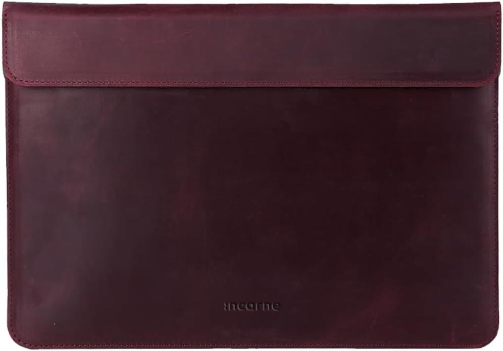 Laptop Case Leather 13" Made for MacBook Air M3 Sleeve 13 inch - Carrying Protective Cases Compatible with MacBook 13" Air/Pro M1 M2 M3 M4 MAC MAX PRO A2338 A2681 3113 A3240 A2337, Burgundy Laptop Case Leather 13" Made for MacBook Air M3 Sleeve 13 inch - Carrying Protective Cases Compatible with MacBook 13" Air/Pro M1 M2 M3 M4 MAC MAX PRO A2338 A2681 3113 A3240 A2337, Burgundy