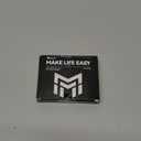 MNGARISTA Heavy Duty Retractable Keychain with Belt Clip, ID Badge Reel Key Chain, Badge Holder with 31.5' Steel Cord and Key Ring, 9.0oz, 2-Pack