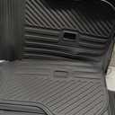 Floor Mats for 2023-2026 Kia Sportage Hybrid Upgrade Trunk Mat with Backrest Mat All Weather TPE Floor Liners Fit for Sportage 2026 Anti-Slip Full Set Car Accessories(Not Fit PHEV)