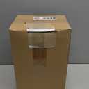 4 Pcs Food Storage Container with Lids Set 4 Qt Square and Round Clear PC Commercial Containers with Scale Handle for Home Restaurant Kitchen Food Storage, Dough Rise, Flour (Blue)