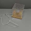 Ocean Wave Projector Light, Mood Lighting Ambient Lighting Luminorthe Cube Northern Lights Projector with 16 Colors and Dynamic Ripple Effect for Living Room Bedroom Decor - 5.1inch