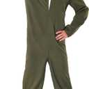 fun shack Flight Suit Costume for Men, Air Force Jumpsuit, Mens Fighter Pilot Outfit, Aviation Costume for Adults (Large)