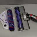 Upgraded 2 Brushes Vacuum Head Replacement for Dyson V7/V8/V10/V11/V15/SV10/SV11/SV12/SV14/SV15/SV22((Not for Slim) | Anti-Tangle Motorhead with LED Light | Quick-Release Cordless Vacuum Cleaner Head (Grey-1pc)