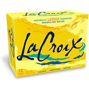 LaCroix Sparkling Water, Lemon, 12 Fl Oz (pack of 24)