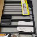 Cumbor 29.7-46" Baby Gate for Stairs, Mom's Choice Awards Winner-Auto Close Dog Gate for The House, Gifts for Mom, Easy Install Pressure Mounted Pet Gates for Doorways, Black