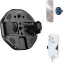 SMALLRIG SSD Magnetic Phone Mount Bracket SSD Holder with Magsafe, 45-70mm1.77''-2.76'' Wide Clamping, 1/4"-20 Threads and Cold Shoe, for Samsung T3/T5, for SanDisk, for Crucial, for iPhone - 5157