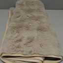 Beige Plush Faux Rabbit Shaggy Fur Rugs for Bedroom Small Shag Washable Fluffy Fur Rug for Living Room Fuax Sheepskin Rug 2x3 Nursery Rectange Rugs