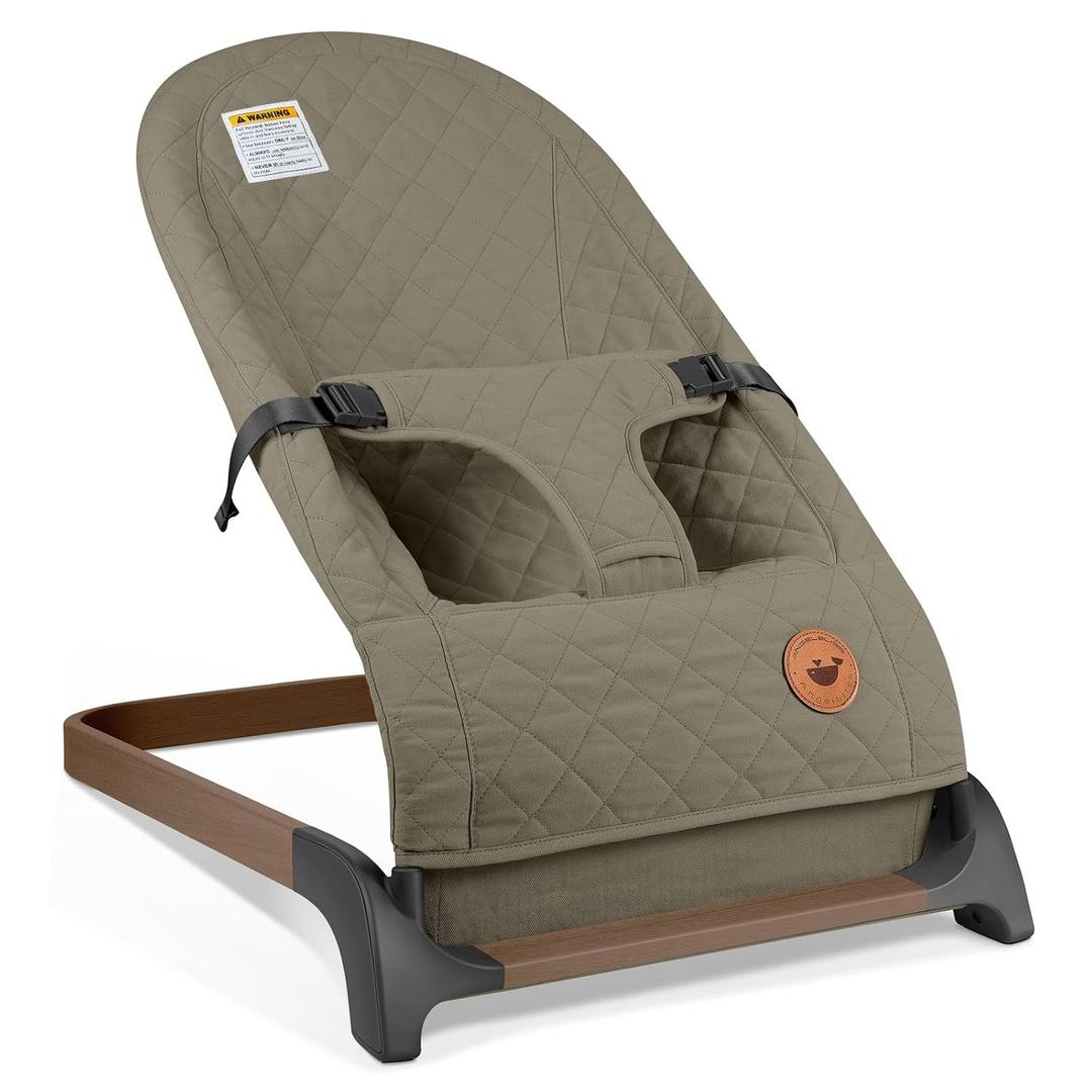 ANGELBLISS Baby Bouncer Seat for Infants, Portable Bouncy Seat, Green