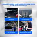 HiSport Manual Trunk Latch Lock Actuator 4-Pin 931-299 Compatible with Buick Cadillac Chevy GMC Pontiac & Saturn Vehicles, for Models Without Power Liftgate
