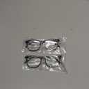 Gaoye Stylish Blue Light Glasses for Woman - Computer Glasses for Blue Light Blocking - Lightweight Frames - 2 pack (A1 Matte Black+leopard+transparent)