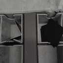 Kabinka Commander Deck Box for MTG Fits 400+ Double-Sleeved Card Storage, 5 IN 1 Removable Card Case with Dice Tray, Display Window for TCG/PTCG/EDH, 4 Magnetic One Touch Holders (Black)