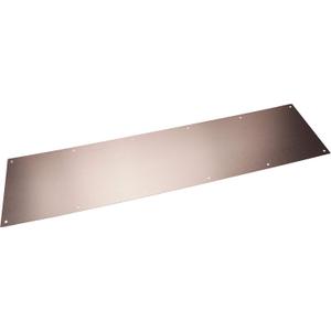 SCHLAGE 548803 Sc8400Pa-619 Kick Plate, 34 in L X 8 in W, for Use with Exterior Or Interior Door Surface, 8" x 34"