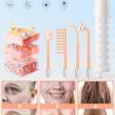 High Frequency Wand, Portable Facial Device with 4 Different Tubes
