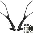 Mokuo Foldable Motorcycle Mirrors Fit for Ninja 250 ZX6R 636 300R EX300 ABS 2011-2018 / Ninja 400 2018-2023 / kawasaki ninja 500 accessories/Ninja 650 Mirrors