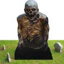 Amyhill 3 Ft Breaking Ground Zombie Cardboard Cutout Stand-Up Spooky Halloween Party Decoration Life Size Spooky Zombie Backdrop Photo Props Standup for Scary Halloween Horror Party Decor