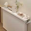 Wooden Radiator Shelf 47in Wall Mounted Floating Radiator Cover, 47x6in/120x15cm