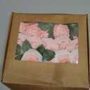 Ling's moment Artificial Flowers, 25Pcs 3" Roses in Shimmer Peach Shades, Realistic DIY Foam Floral Fill for Wedding Bouquets/Centerpieces, Outdoor Party Backdrops, Room/Table, Garden/Pot Decorations (Shades of Pink)