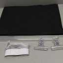 LazBlinds 100% Blackout Roller Shades, No Tools No Drill Cordless Blinds for Windows, Thermal Insulated UV Protection Privacy Window Shades for Bedroom (36''W x 72''H, Black)