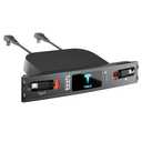 Tesla USB Hub for 2021 2022 2023 Tesla Model 3 Model Y, Multi-Port Retractable Hub Docking Station with Fast Charging Cable, Tesla Accessories Docking Station of Center Console for Model Y/3