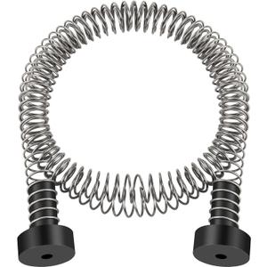 NTR Zipline Spring Brake Extra Long 6.6FT, Kids Backyard Heavy Duty Zip Line Brake System/Stop/Stopper, High-Strength Compression Stainless Steel Spring, Ziplines Parts for up to 3/8 Inch Cable