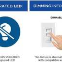 Progress Lighting P8222-28-30K Led Flush Mount, White