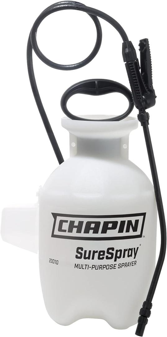Chapin 20010: Lawn and Garden Pump Pressured Sprayer, 1-Gallon, Translucent White