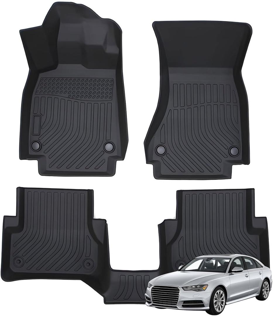 Floor Mats Fit for Audi A6/A7/A6 Quattro/A7 Quattro/RS7/S6/S7 2012-2018