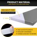 Gym Wall Padding, Basketball Court Wall Protector, Removable 2" Thick High-Density Protective Pads for Wall-Mounted Basketball Hoop, Garage, Basement, High Elasticity & Tear-Resistant