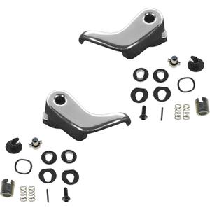 TRQ Front Driver and Passenger Side Vent Window Crank Handle Compatible with 1980-86 Chevy GMC C/K 20 30 2500 3500 1975-93 Chevy GMC G10 G20 G30 Van 1980-91 3500 P30