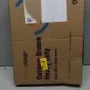 CLEANHOME Outdoor Brooms for Sweeping Patio, Commercial Grade Heavy Duty Broom with Stiff Bristle for Sweeping Garage,Deck,Kitchen,Straw, Outside Broom for Cleaning Pet Hair,Weeds,Leaves,Grey