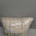 Braided Jersey - White Knit - Knitting - Cable Knit Luxury Throw Pillow