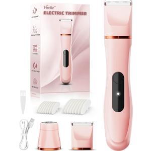 Hair Removal Epilators Bikini Trimmer for Women, Painless Waterproof Electric Foil Shaver Razors for Facial Leg Body Armpit, Ceramic Blade with Type-C Charging, Travel Size, SE Version