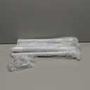 Corner Window Curtain Rod, 1" Heavy Duty L-Shaped Curtain Rods, 36-136" Adjustable with 180 Connector, DIY Angled Curtains Rod for Bay Window, Corner Windows and Curved - White