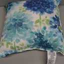 Sorra Home Richloom Outdoor/Indoor Corded Pillow Set of Two, 16in x 16in x 6in, Blue 1 Count