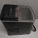Frigidaire Countertop Portable, 26 lb per Day Bullet Ice Maker Machine (Black Stainless Steel)